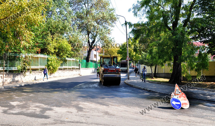 Заради асфалтиране затвориха улицата между „Юнак“ и „Спартак“