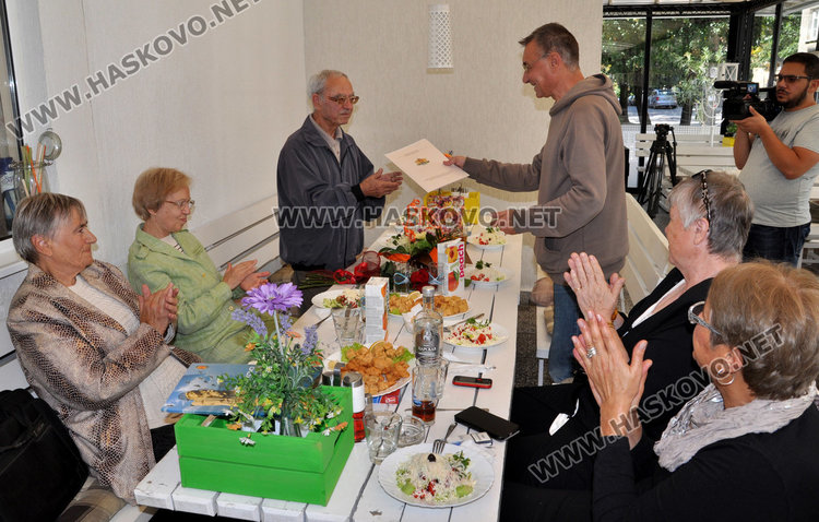 Доайенът на журналистиката в Хасково и екскмет Димитър Добрев отбеляза 80 – годишен юбилей