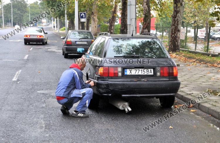 Пежо на хармоника при катастрофа след гарата