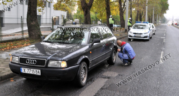 Пежо на хармоника при катастрофа след гарата