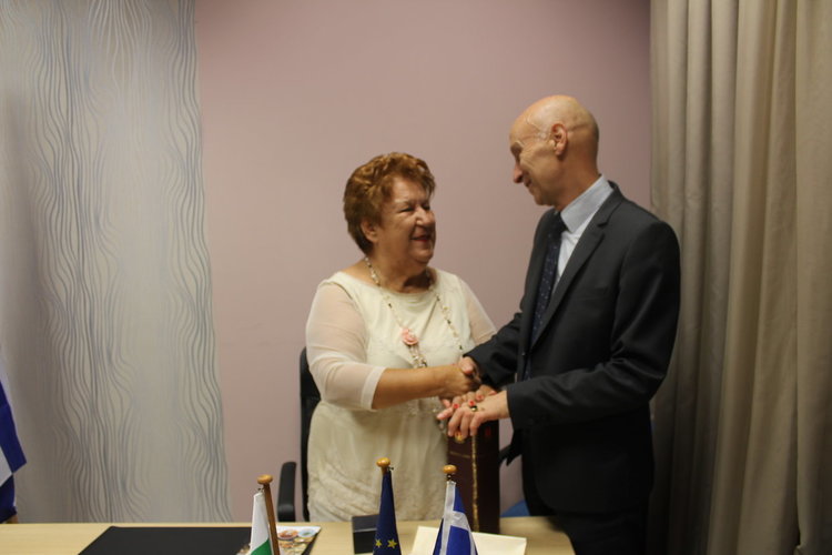 Беливанов договори бизнес сътрудничество с кметицата на Кавала