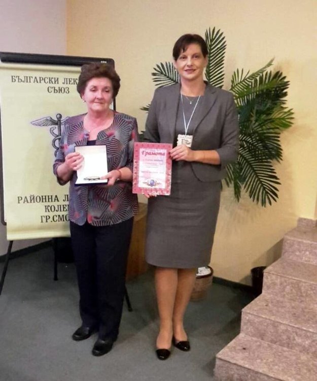 Д-р Златка Шопова получи Чиловата награда