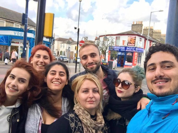 В младежки обмен в град Грейт Ярмут, Великобритания участва Ивелина Тонева от Детски и младежки център, снимка -личен архив