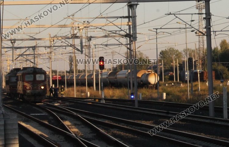 Локомотив се запалил в близост до димитровградската гара