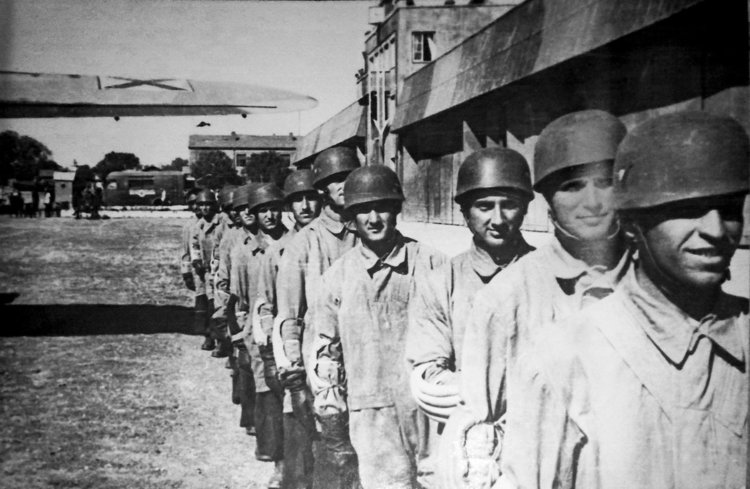 Парашутната част преди скок