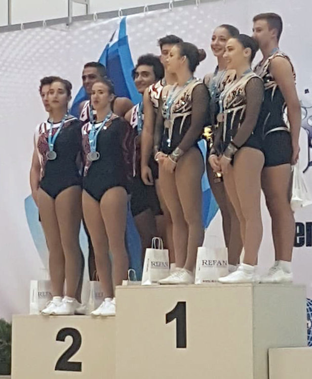 Куп медали за „Виолена“ и „Мега спорт“ от Международен турнир по аеробика 