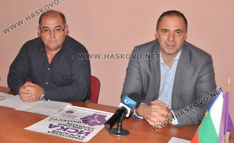 Иван Казаков (вляво) и Веселин Тодоров 