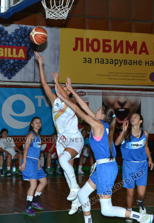 Баскетболистките на Хасково разбиха Рилски спортист с 50 точки разлика