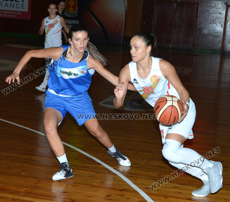 Баскетболистките на Хасково разбиха Рилски спортист с 50 точки разлика
