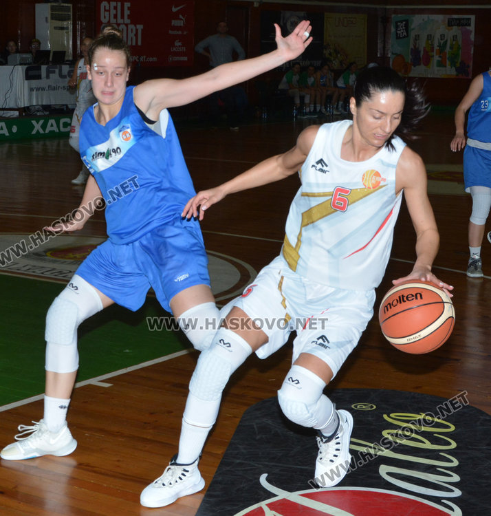 Баскетболистките на Хасково разбиха Рилски спортист с 50 точки разлика