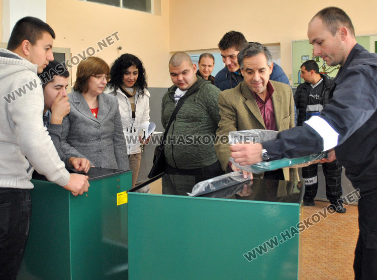 Хасковски фирми модернизираха практиката в Гимназията по селско стопанство и транспорт