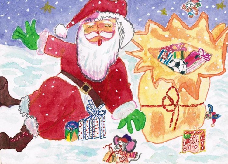 Хасково рисува коледни песни