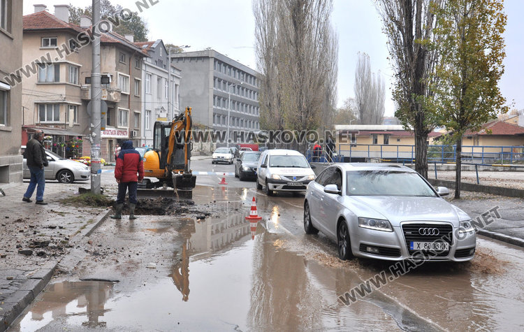  ВиК авария остави част от Хасково без вода