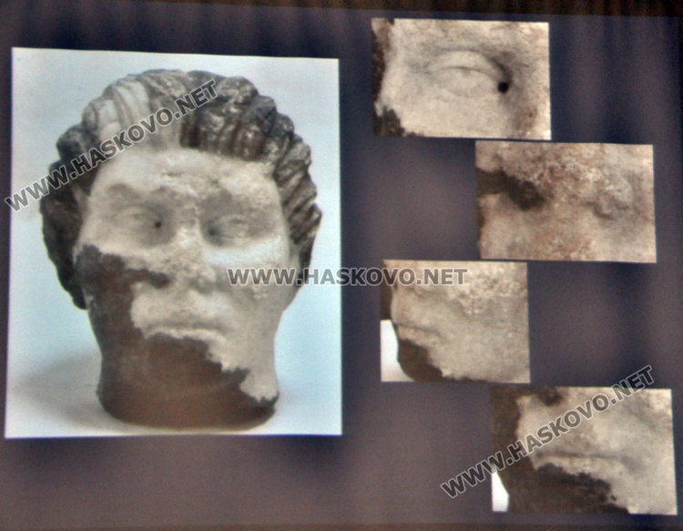 главата на сатира, открита в имението, обитавано от знатния тракиец край Каснаково