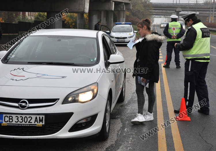 Вместо листовка, от КАТ връчиха акт на първия спрян водач