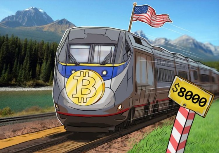 Bitcoin курсът превиши $8000