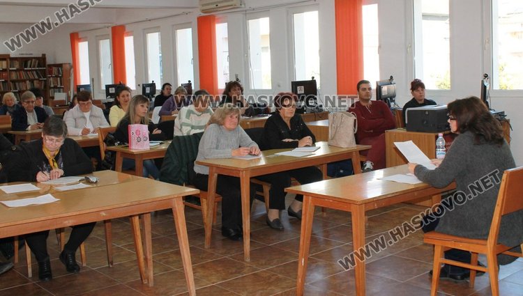 Двудневен обучителен курс по библиотечно дело за библиотекарите от община Димитровград се провежда в ГБ "П.Пенев"