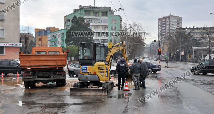 Източната част на Хасково без вода заради авария до „Смирненски“