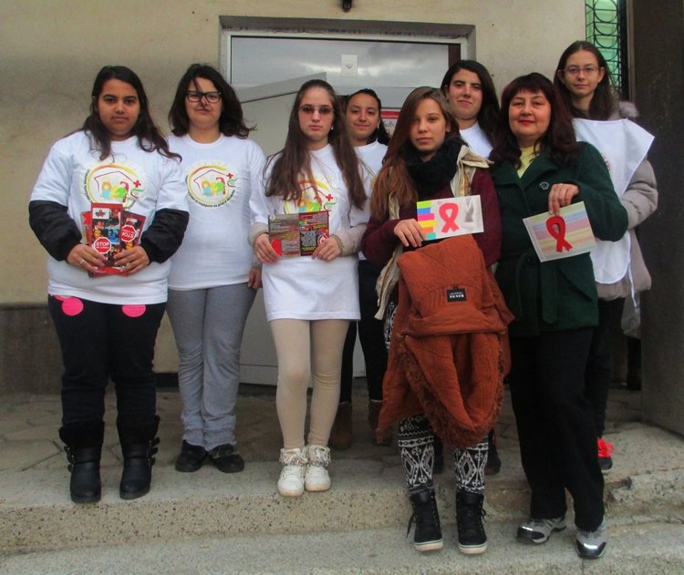 Отбелязаха деня срещу СПИН в Професионалната гимназия