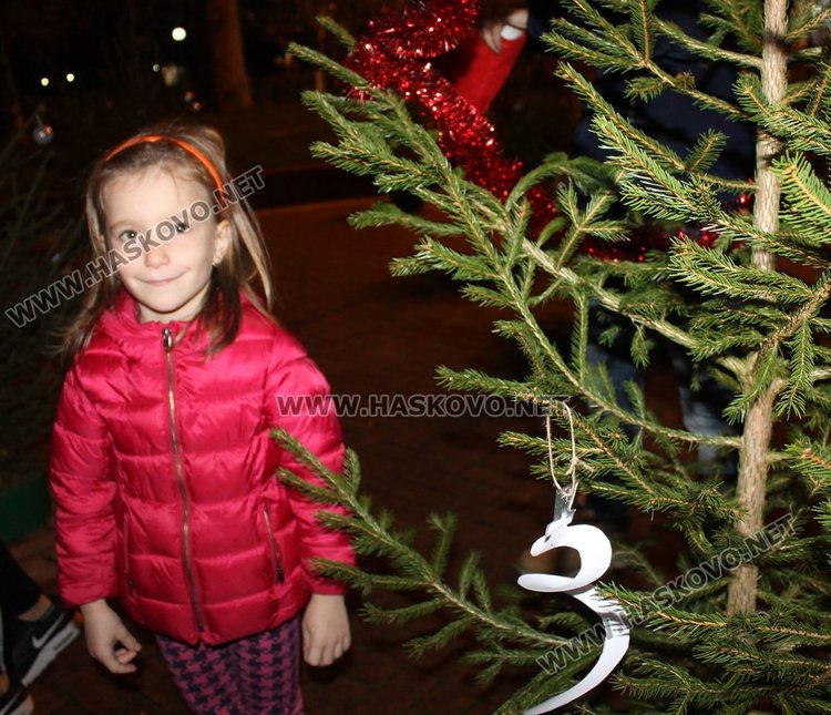 Димитровград посрещна Дядо Коледа с огнено шоу и заря