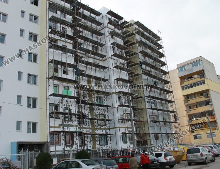 Блок №8 на ул."Простор", пред който е станал инцидента