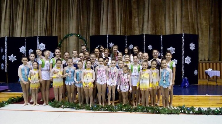 Гимнастичките на "Афродита" приключват годината с куп медали