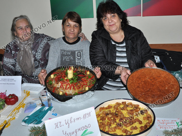 Позлатиха пълнена зелка с нахут от Узунджово на Кулинарния фест в Хасково/рецепти/