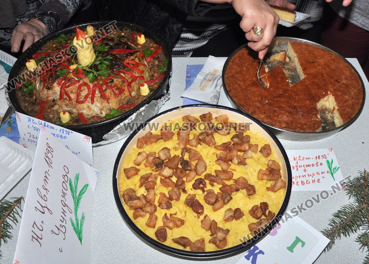 Позлатиха пълнена зелка с нахут от Узунджово на Кулинарния фест в Хасково/рецепти/