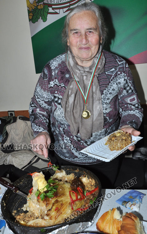 Пълнената зелка-златен медалист на Минка Салабашева