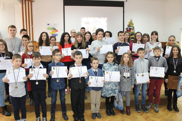 Коледно математическо състезание в Езиковата, 41 медалисти