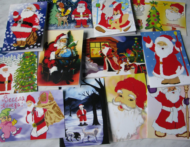 Таланти от „Вале“ поздравиха членовете на Европейската комисия с коледни картички