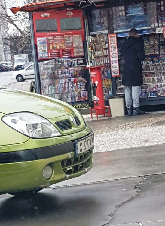 Хасковлии: Нагъл шофьор затапи паркинг до магазин и кафене