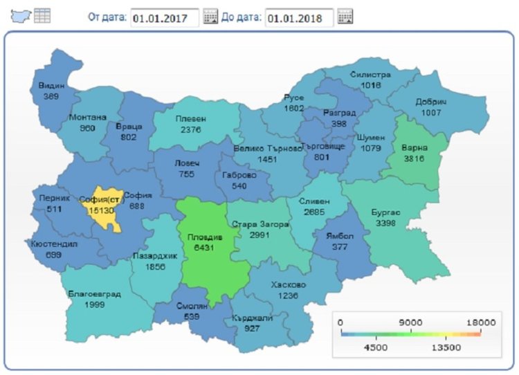 С още 4 700 спадна броят на новородените в България, в Пловдивско с 350