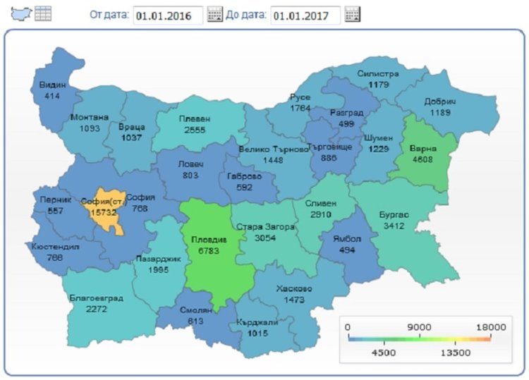 С още 4 700 спадна броят на новородените в България, в Пловдивско с 350