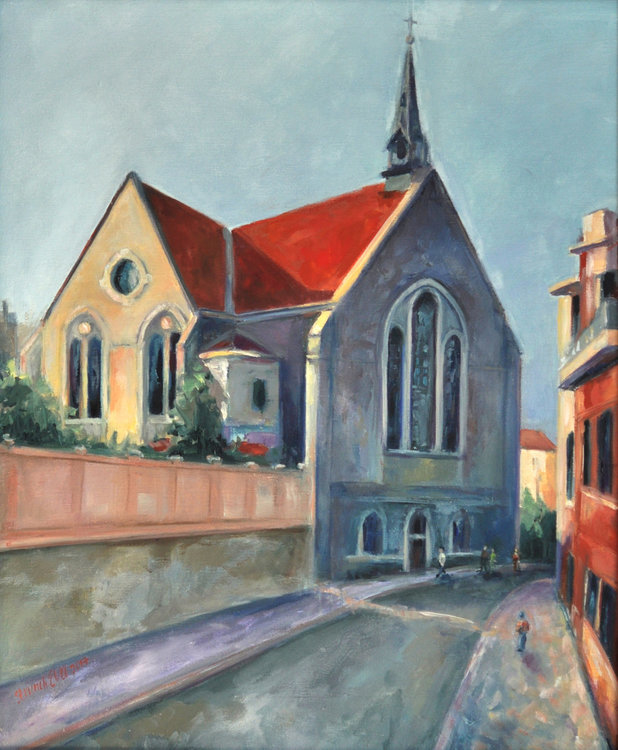 Евангелската църква в Пловдив също е дело на родопския майстор