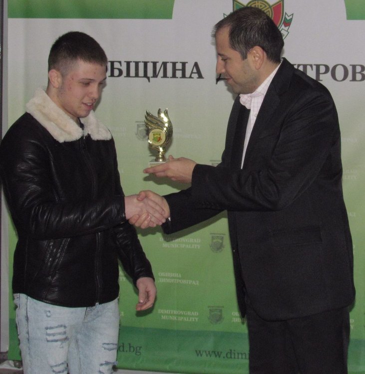 Микяй Наим - спортист на 2017 година в Димитровград