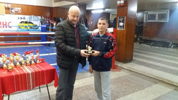 Боксов клуб "Спартак" отличи изявените си спортисти