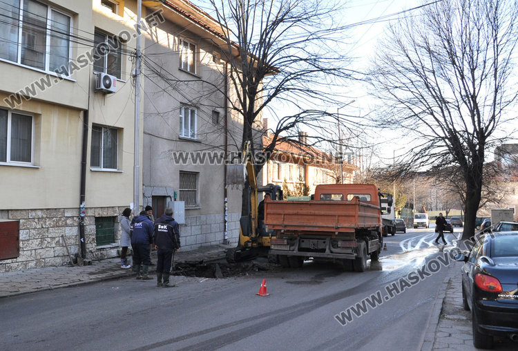 Авария отново затвори кранчетата на голяма част от Хасково