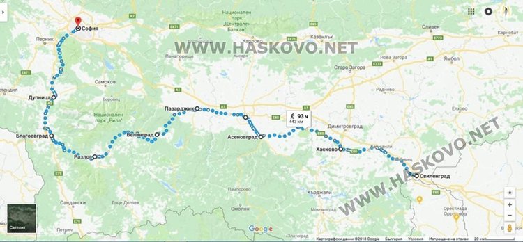 Маршрутът на седемдневния маратон