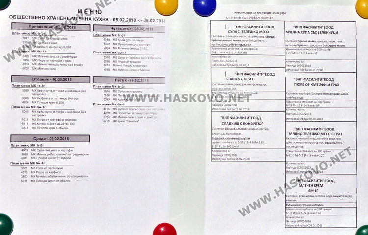 Храната от млечната кухня - в съдове за еднократна употреба, родители против  