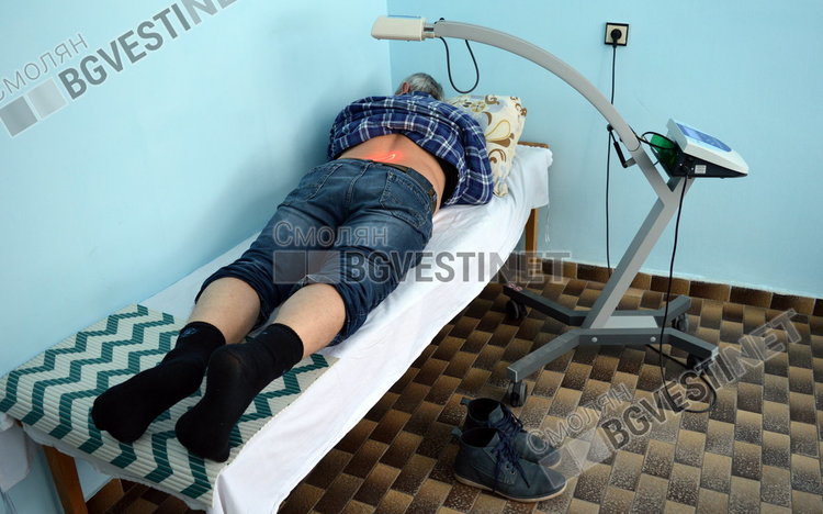 Процедура с апарата с лазер