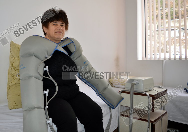 Тази жена за пръв път е на процедури, дошла по препоръка на близки