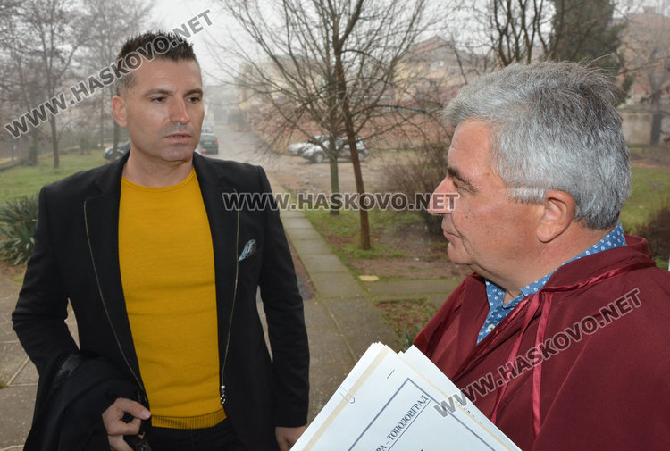 Адвокат Митко Краев и прокурорът Христо Джонджоров