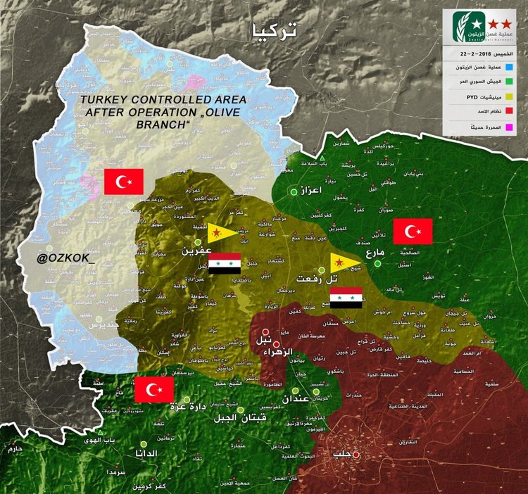Турция обстреля хуманитарен конвой край Африн
