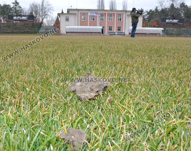 Ремонтираният стадион „Хасково” миниран с кучешки изпражнения и дупки