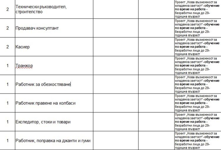 В Димитровград търсят учител и технически ръководител в строителството