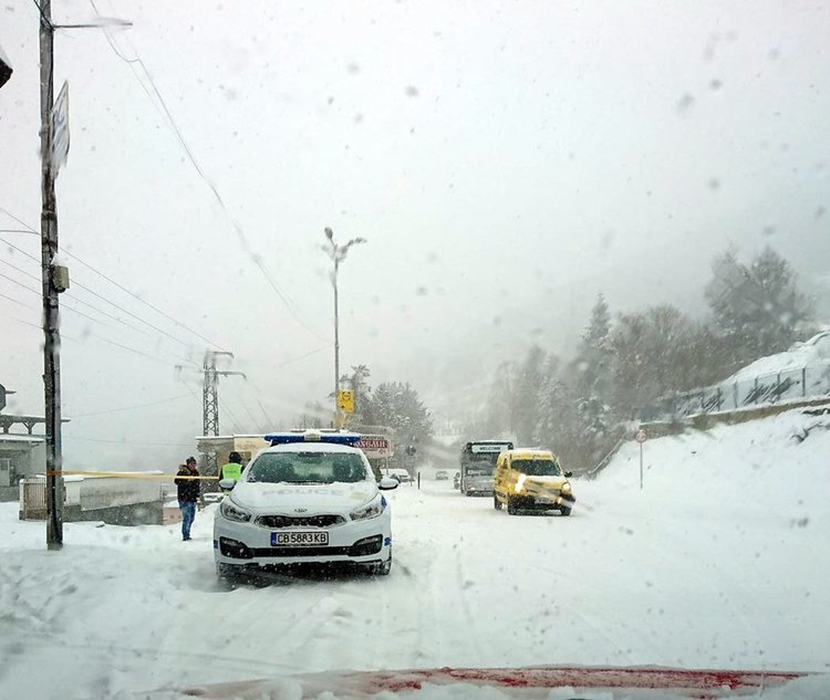 Снимката е илюстрация на ситуацията в Смолян от 26 февруари