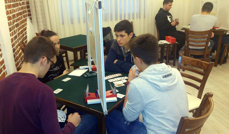 8-я младежки бридж лагер в Любимец с гости от Румъния