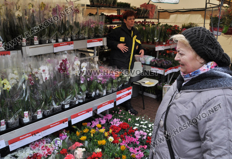 Осмомартенският пазар на цветя е в разгара си