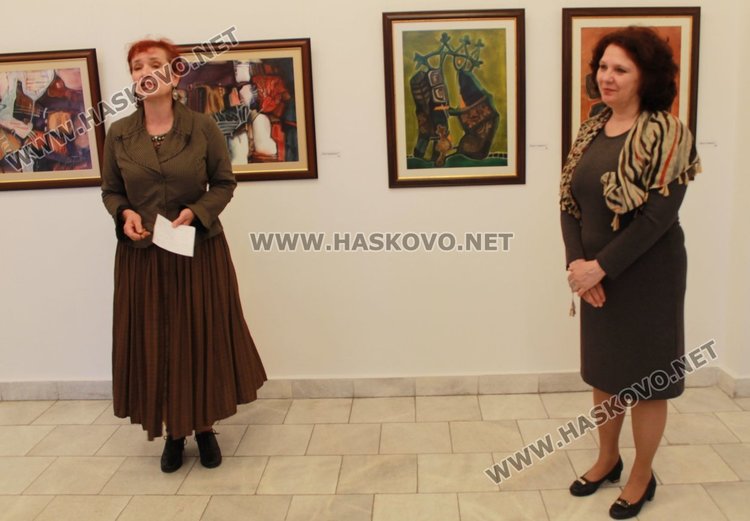 Магдалена Йотова откри „Магията на акварела“ в Димитровград